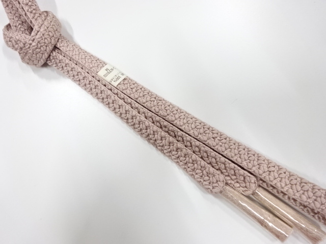 未使用品　正絹　手組帯締め